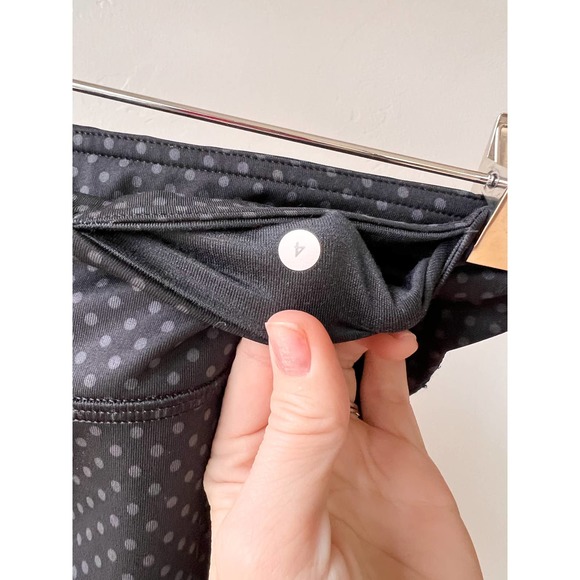 LULULEMON Women's Gray/Black Micro Dot Wunder Under Full Length Leggings size 4 - Picture 7 of 7